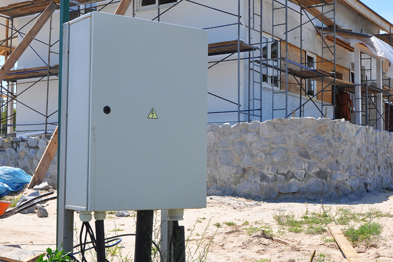 Baustrom bei Elektro Sambeth in Ochsenfurt-Hopferstadt