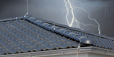 Äußerer Blitzschutz bei Elektro Sambeth in Ochsenfurt-Hopferstadt