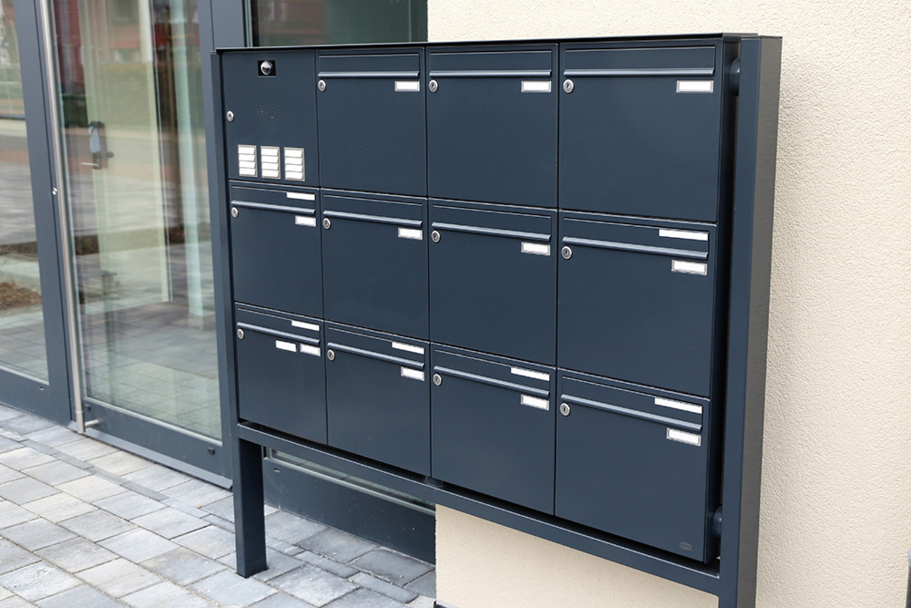 Briefkasten­systeme bei Elektro Sambeth in Ochsenfurt-Hopferstadt